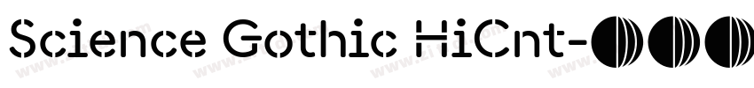Science Gothic HiCnt字体转换